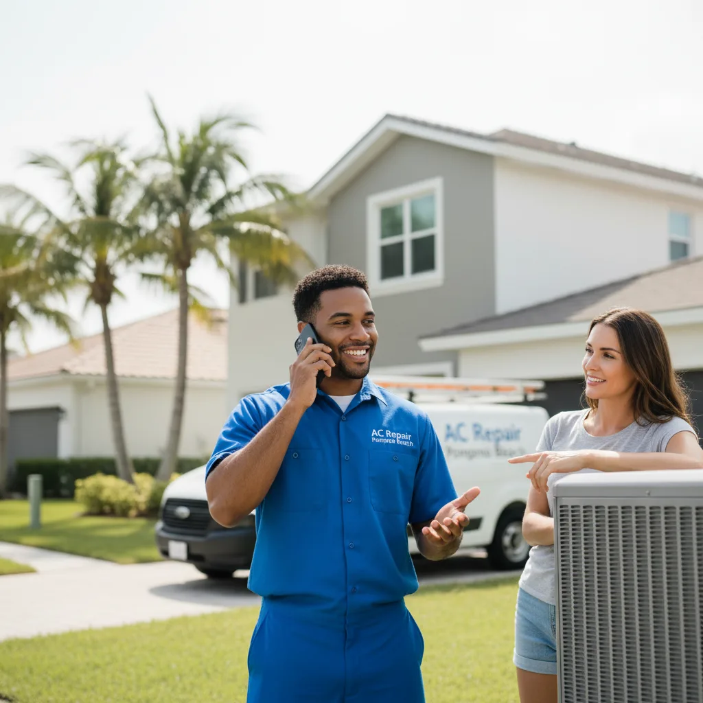 AC Repair Pompano Beach customer support in Harwood